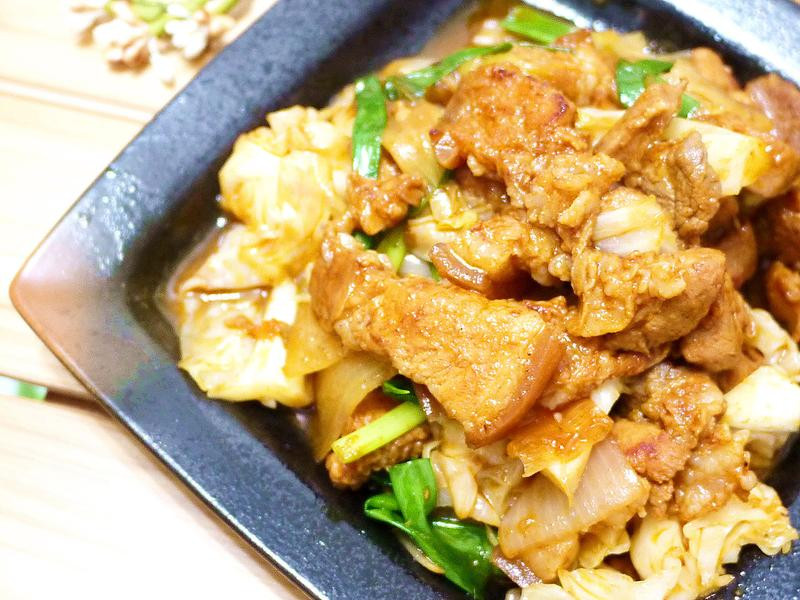 韩式辣炒猪肉鲜蔬的做法