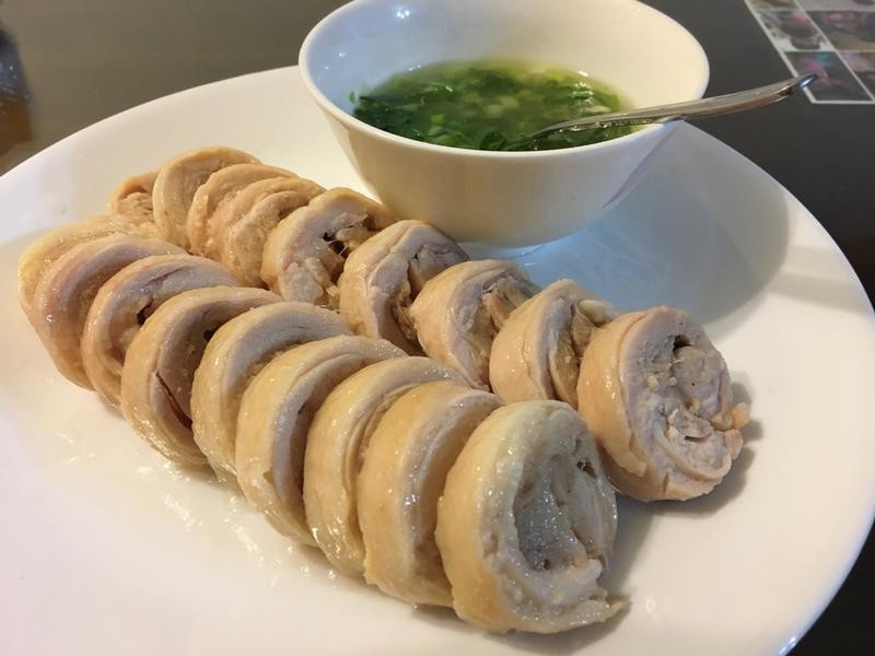 葱油鸡腿卷的做法