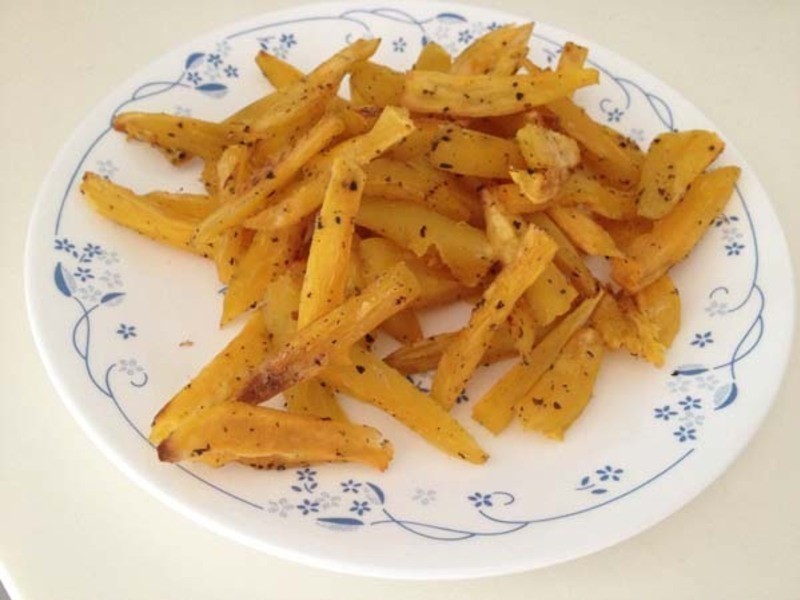 免油锅地瓜薯条的做法