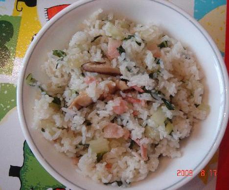 培根菜饭的做法