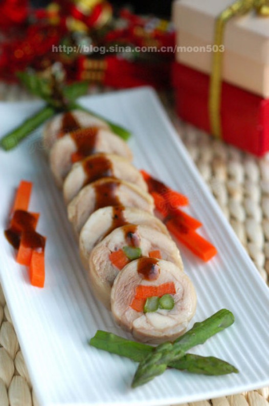 黑椒鸡肉卷的做法