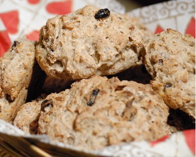 北欧风格面包3--香蕉Muesli下午茶面包的做法
