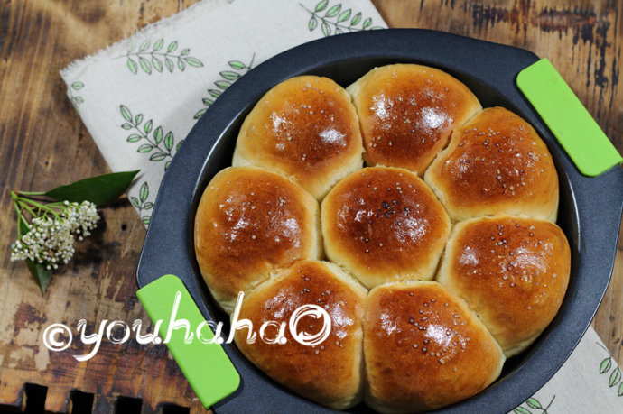 薏仁玫瑰餐包的做法