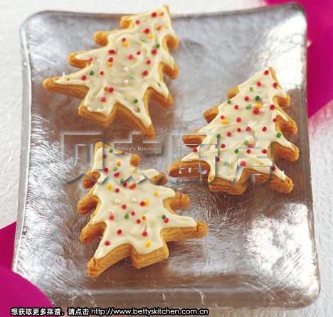 圣诞树饼干的做法