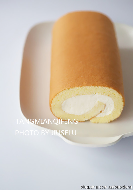 烫面戚风卷的做法