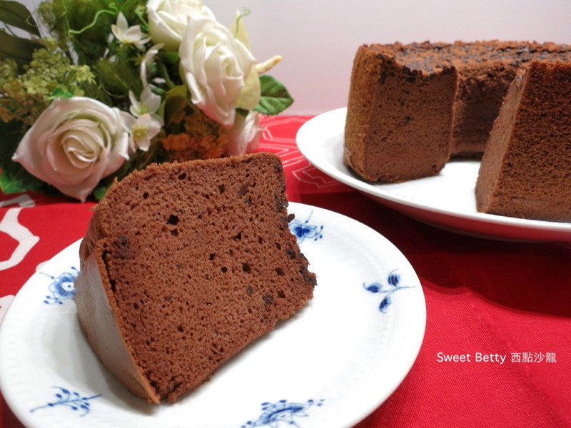 3倍浓郁巧克力戚风蛋糕的做法