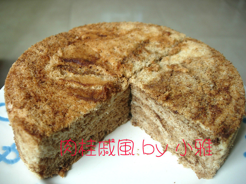 肉桂戚风蛋糕的做法