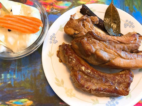 葱烧可乐猪肋条的做法