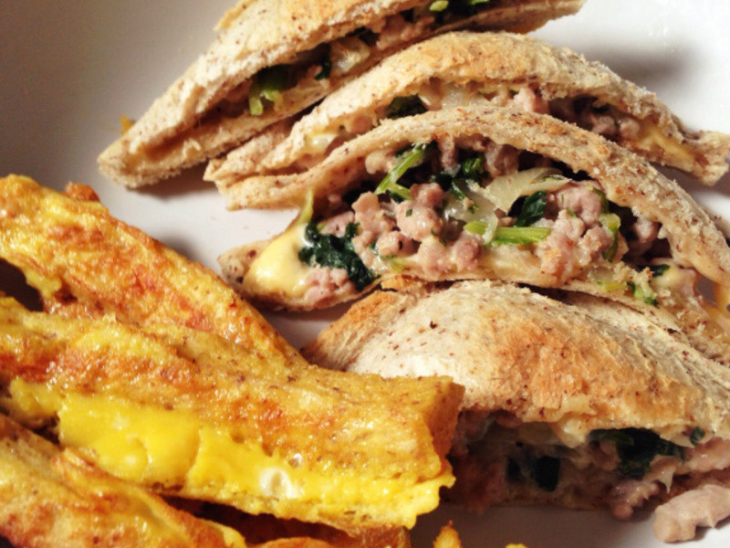 Brunch 烤起司猪肉三明治的做法