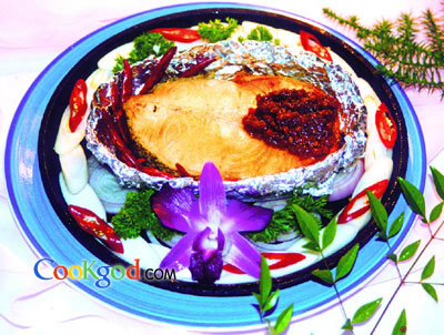 锡包铁板鳕鱼的做法