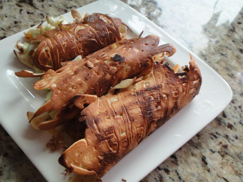 奶油鱼松芹菜玉米粒可丽饼!!!的做法