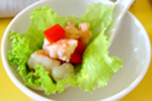 虾仁生菜的做法