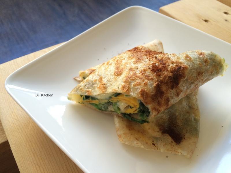 菠菜起司蛋卷饼的做法