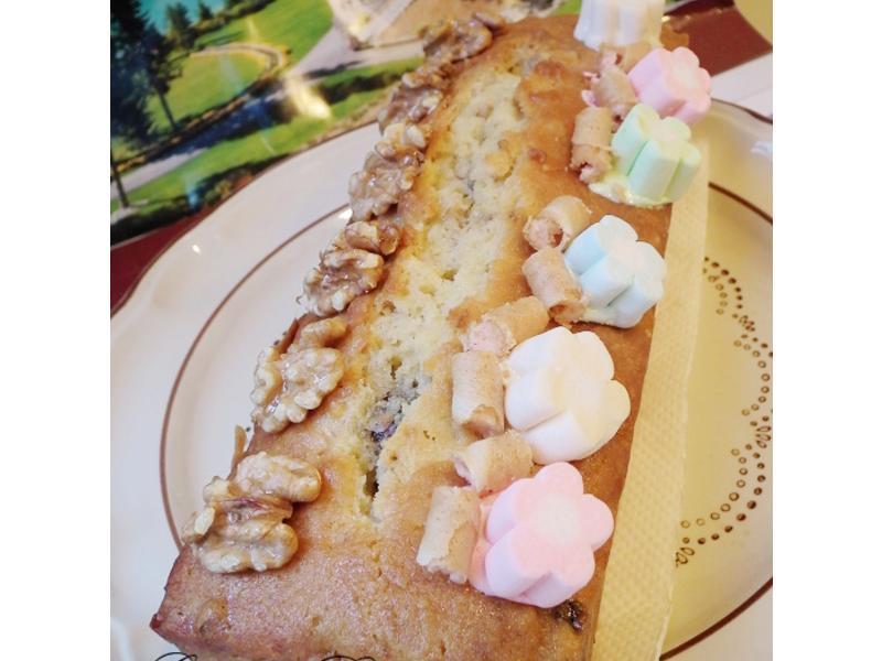 外脆内柔的葡萄干核桃磅蛋糕的做法