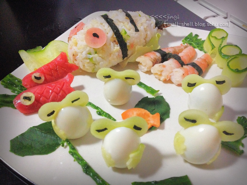 清晨的池溏——饭团早餐的做法