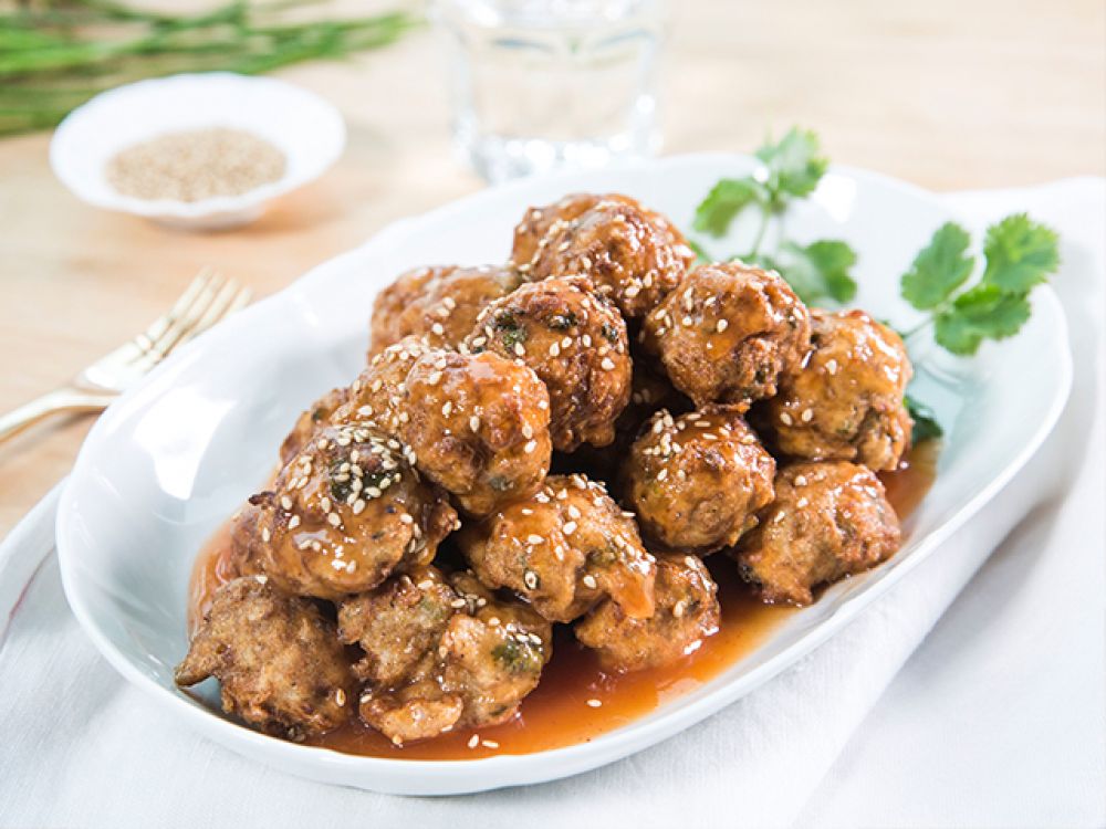 茄汁萝卜丸子的做法