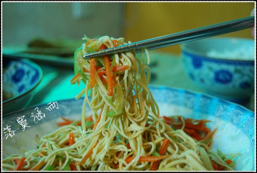 关火炒豆腐干丝的做法