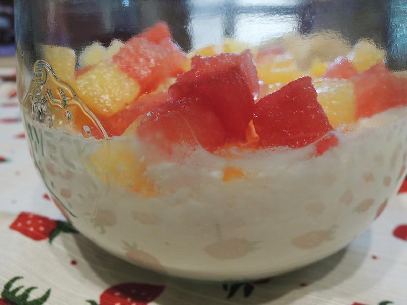 夏日水果优格的做法