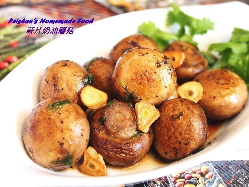 蒜片奶油蘑菇的做法