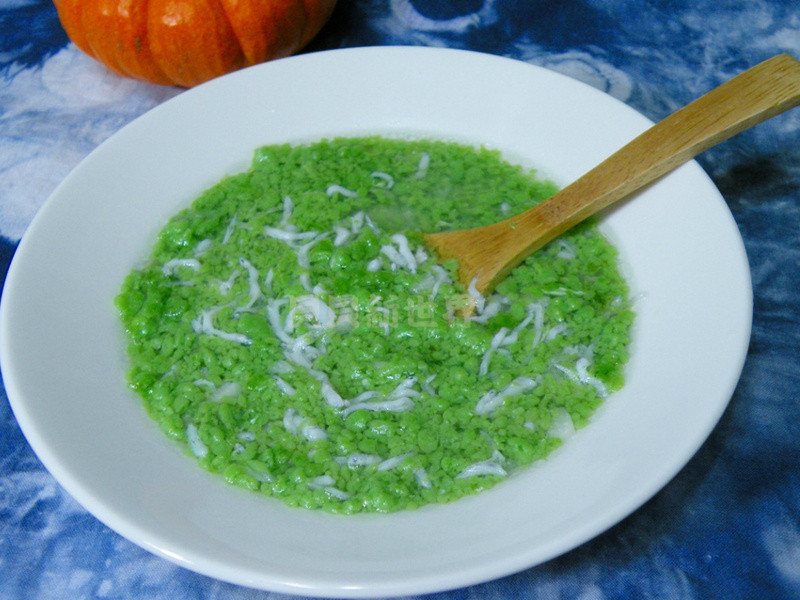 翡翠银鱼羹的做法