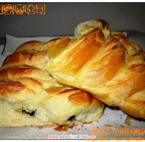 浓香丹麦篇---丹麦蜜枣吐司的做法