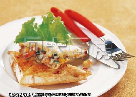 鲜虾蔬菜飞碟包的做法