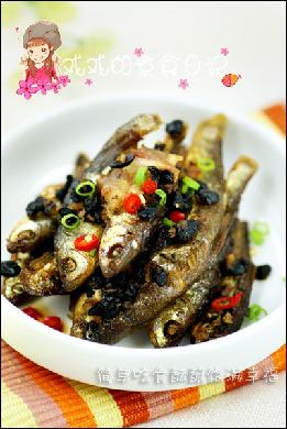 豆豉蒸鱼仔干的做法