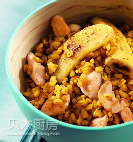 印度鸡肉咖喱米饭的做法