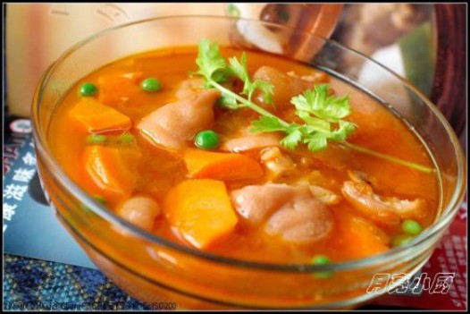 茄汁烩猪手的做法