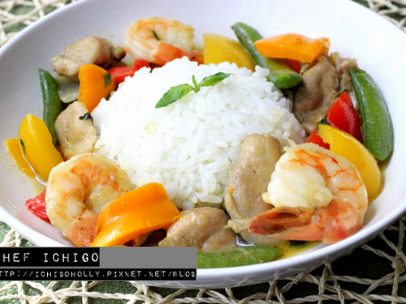 泰式香辣椰奶绿咖哩的做法