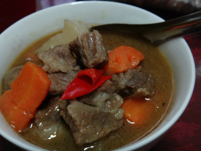 香辣牛肉汤的做法