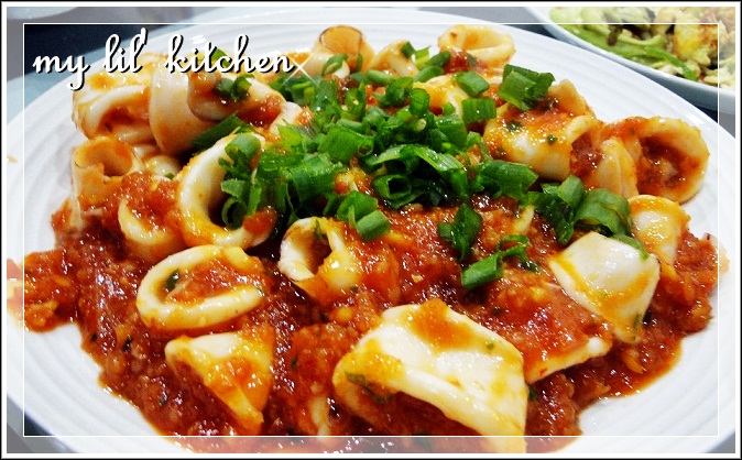 ������������ *Spicy Chili Squids������