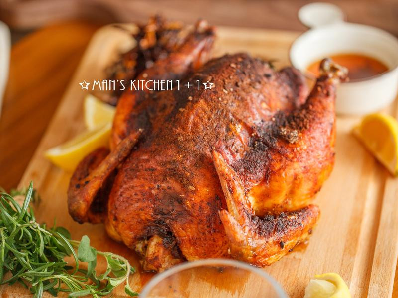 综合蕈菇烤鸡的做法