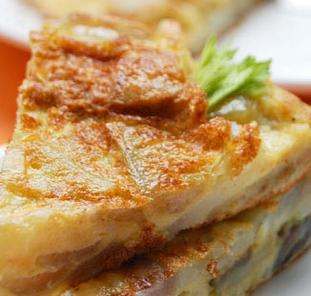 西班牙土豆鸡蛋饼的做法