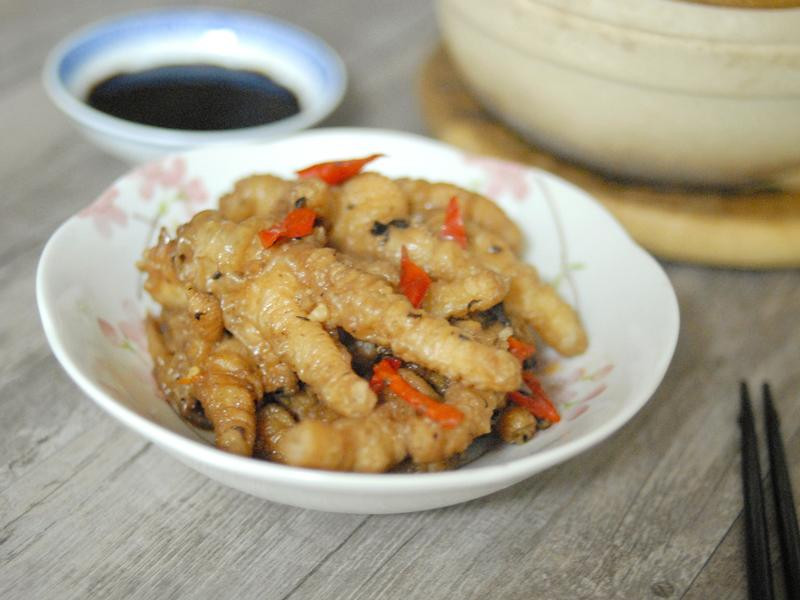 豉汁蒸鸡爪的做法