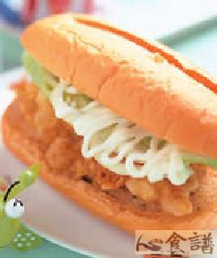 柠檬鸡腿堡的做法