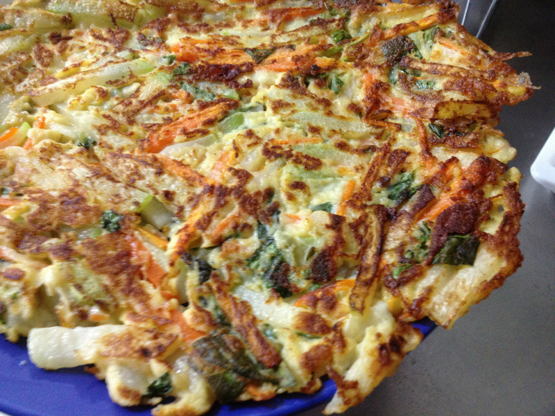 扁蒲煎饼的做法