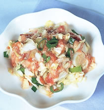 高丽菜水煎包馅料的做法