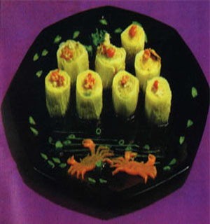 芥末白菜墩的做法