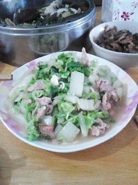 烘大白菜的做法