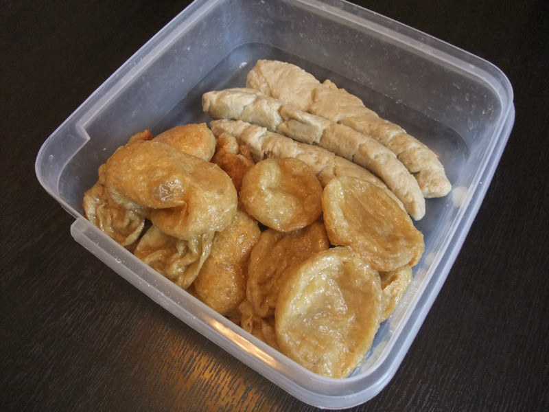 DIY面肠跟面筋的做法