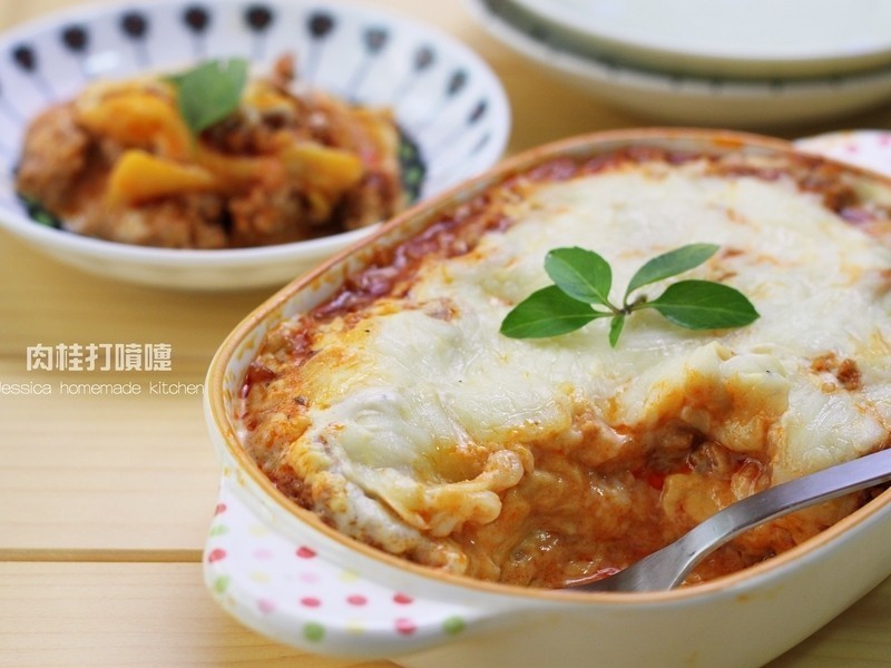 红白肉酱千层面【Panasonic蒸汽式微波炉】的做法