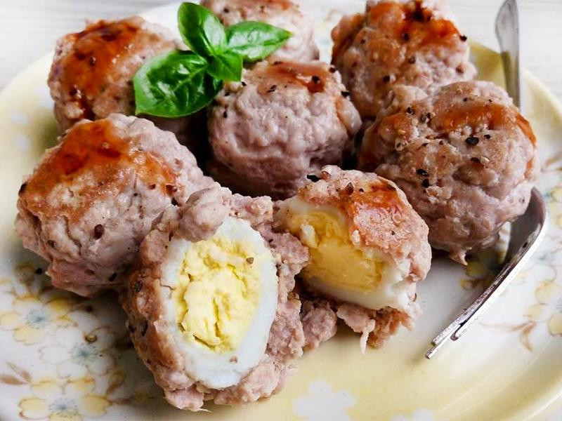 迷你肉蛋丸的做法