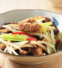 炒素鳝鱼的做法