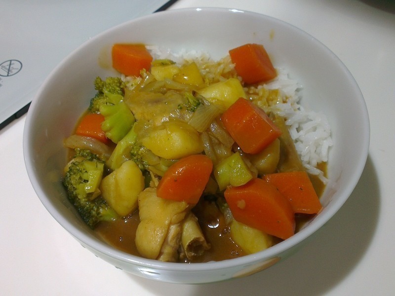 咖哩鸡肉饭的做法