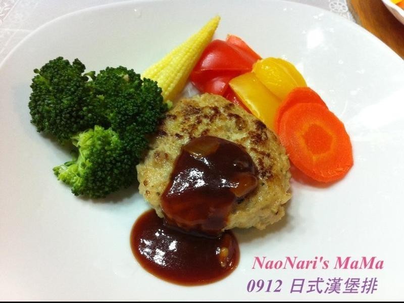 日式(纯猪肉)汉堡排的做法