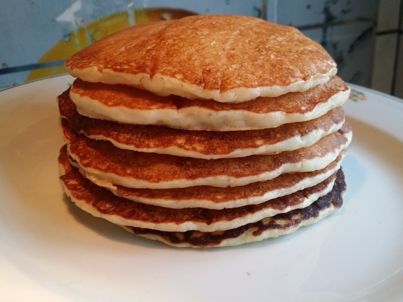 美式松饼~柔软膨松撇步(免用预拌粉)的做法