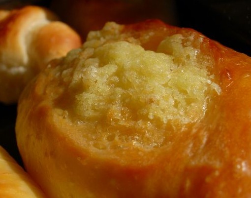 蒜香早餐包(中种法)的做法