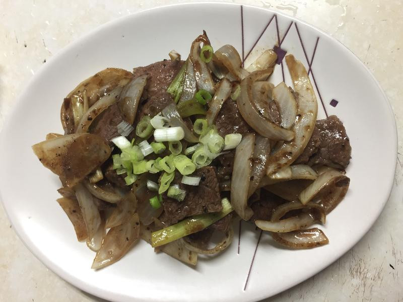 台式黑胡椒洋葱烧牛肉的做法