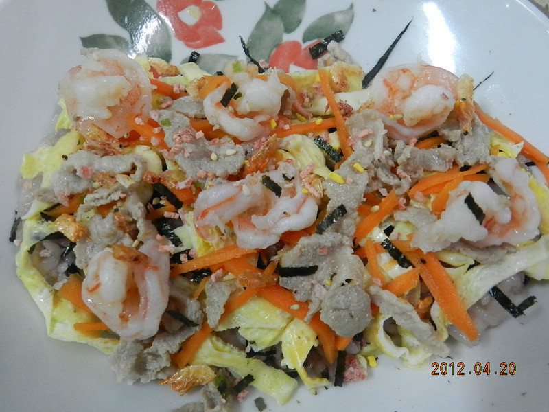 南侨膳纤熟饭之健康散寿司(两人份)的做法